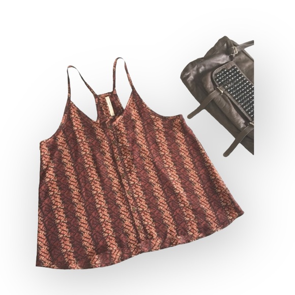 new Anthropologie x Patterson J Kincaid ⌘ Swing Cutaway Cami Tank ⌘ Tribal Print - Picture 2 of 16